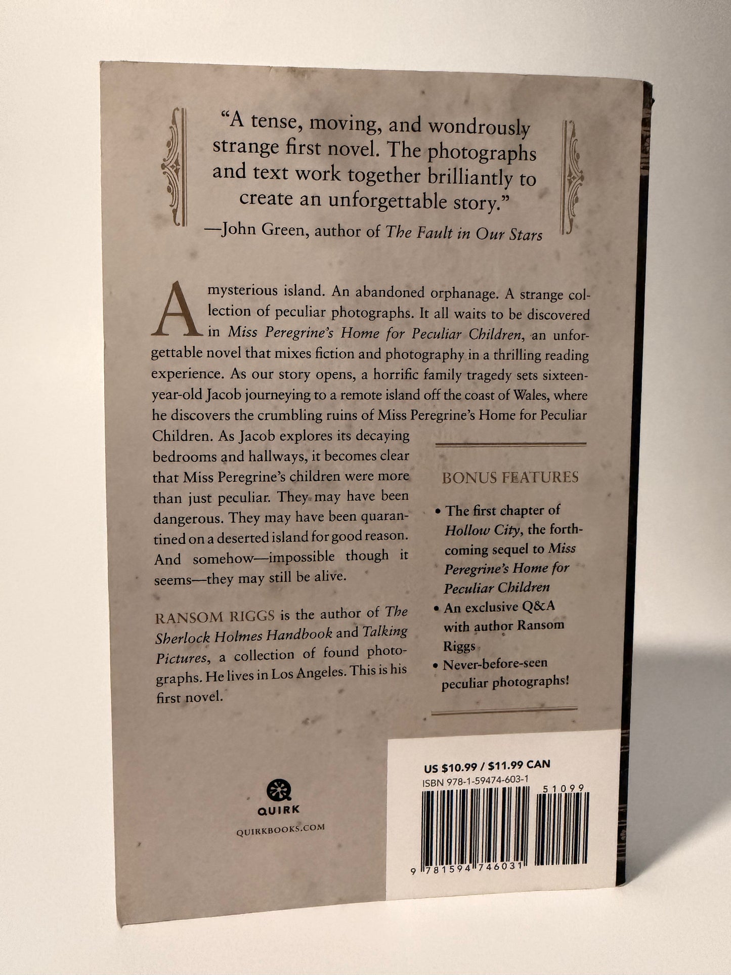 Miss Peregrine's Home for Peculiar Children by Ransom Riggs (Used, Paperback)